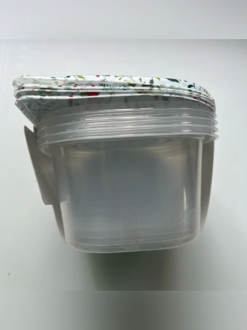 Floral Food Storage Containers Set.